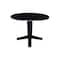 International Concepts 42 in. Solid Wood Round Dual Drop Leaf Dining Pedestal Table - 30.3 in.High in Black K46-42DPT-23B - alternate 5